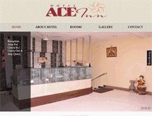 Tablet Screenshot of hotelaceinn.com